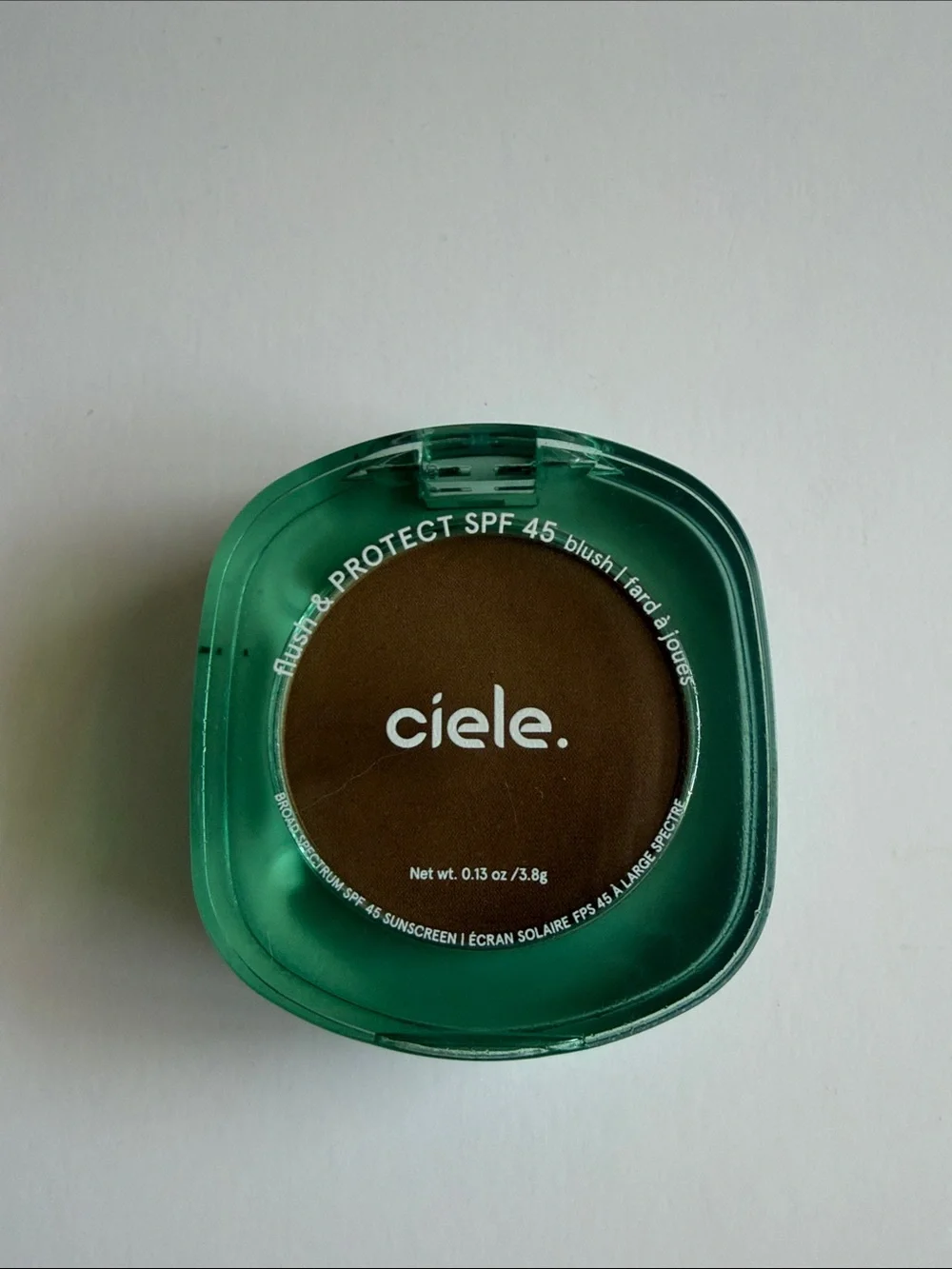 Ciele Tinted flush and protect Blush SPF 45 - swatched once